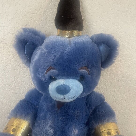 Build a Bear Disney Aladdin Genie Plush Teddy Bear - Blue & Gold Disney - Picture 3 of 10